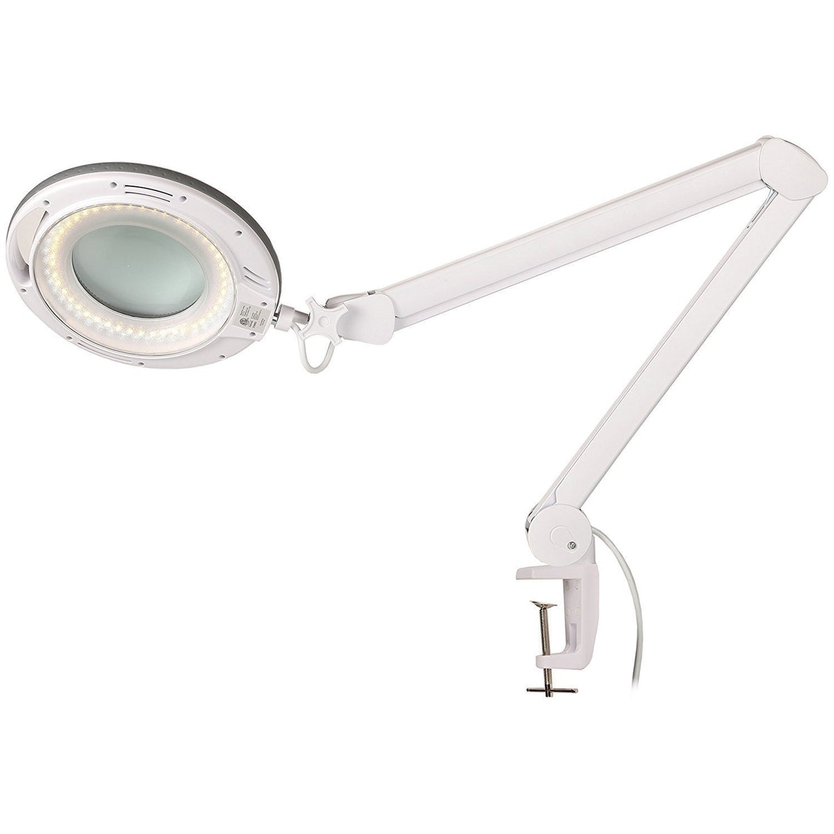 Loupe De Main LED 3x/45x - Noir Et Blanc, 75 Mm, Lumière Intégrée Pour Lecture Précise