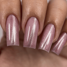 Load image into Gallery viewer, VERNIS À ONGLES JOIA VEGAN CAT EYE ROSE QUARTZ DUST 02C, 6ML