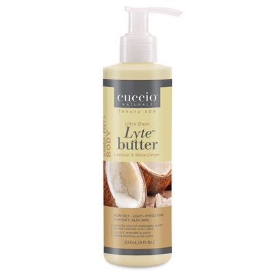 CUCCIO LYTE ULTRA SHEER COCONUT AND WHITE GINGER 8 OZ