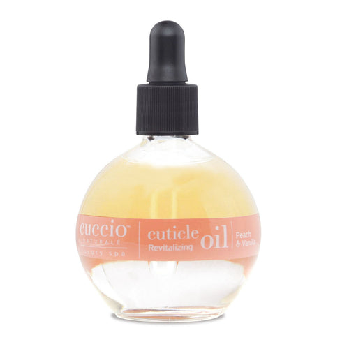 CUCCIO CUTICLE OIL PEACH & VANILLA 2.5oz
