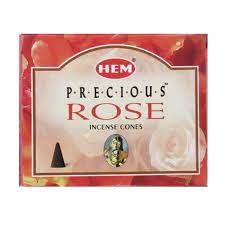 INCENSE PRECIOUS ROSE CONES