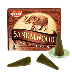 INCENSE SANDALWOOD CONES