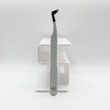 Charger l&#39;image dans la galerie, PINCE GP BEAUTY LASHES COUDÉE EN L BLANCHE À POINTE EN FIBRE