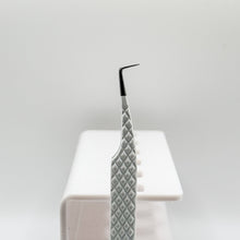 Charger l&#39;image dans la galerie, PINCE GP BEAUTY LASHES MÉGA VOLUME À 90 DEGRÉS AVEC POINTE EN FIBRE BLANCHE