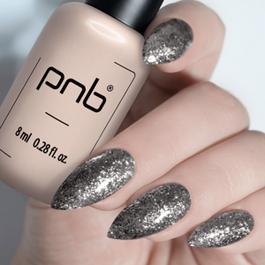 PNB VERNIS À ONGLES GEL 183 STAR WAY NOIR ARGENT