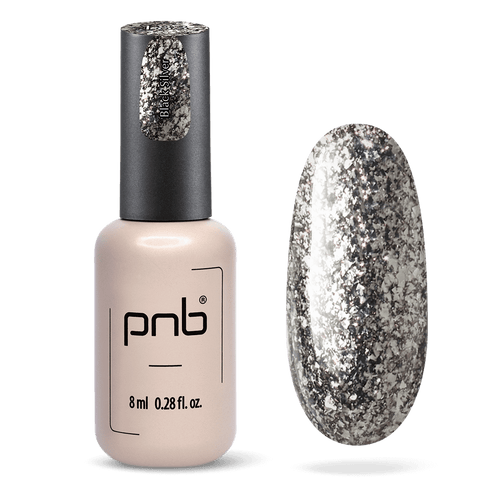 PNB VERNIS À ONGLES GEL 183 STAR WAY NOIR ARGENT
