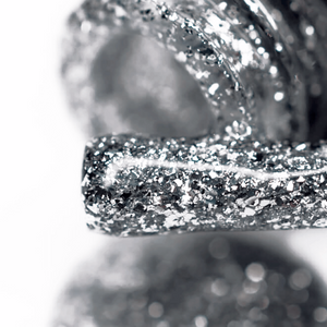 PNB GEL NAIL POLISH 185 STAR WAY SILVER