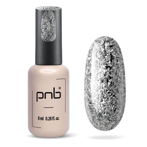 PNB GEL NAIL POLISH 185 STAR WAY SILVER