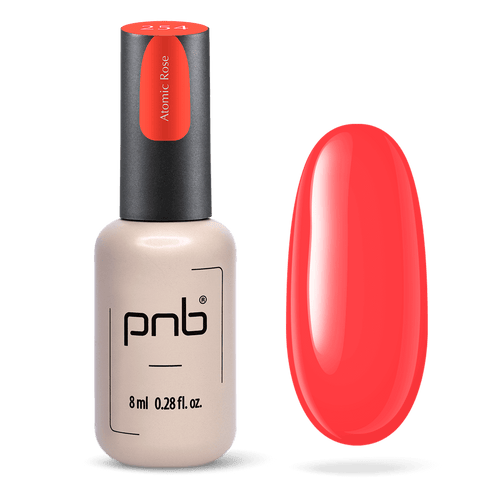 PNB GEL NAIL POLISH 254 ATOMIC PINK