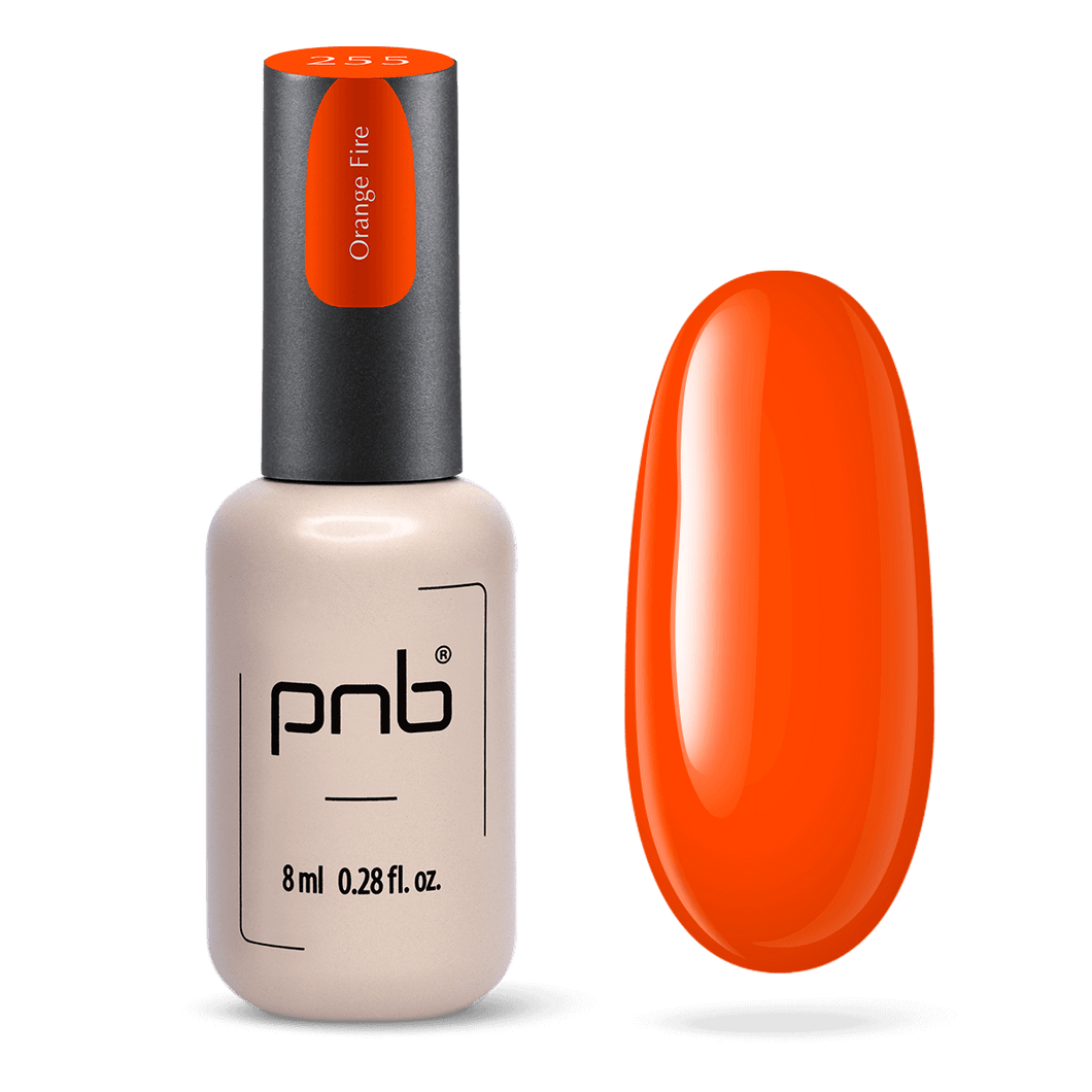 PNB VERNIS À ONGLES GEL 255 ORANGE FIRE