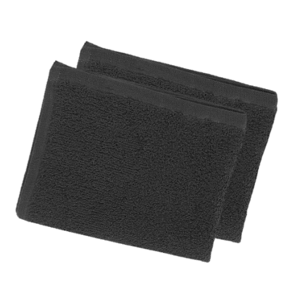 BLACK TOWEL 16X28