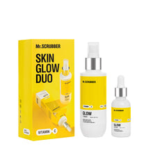 Load image into Gallery viewer, Mr.SCRUBBER COFFRET CADEAU DUO ÉCLAT POUR LE VISAGE GLOW VITAMINE C