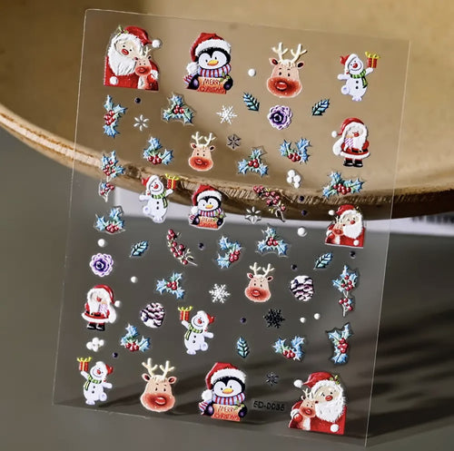 5D NAIL DECORATION SNOWMAN