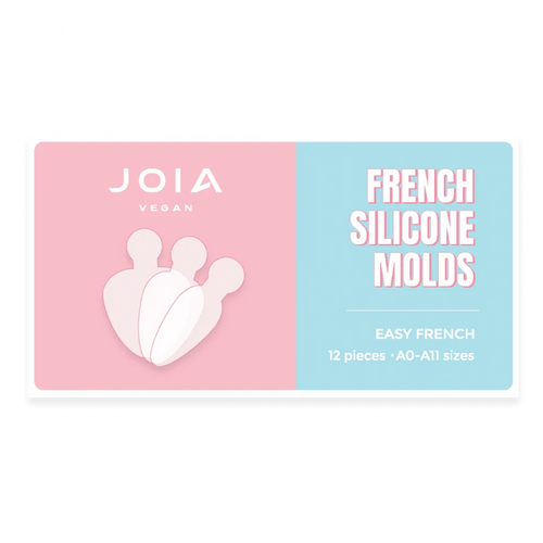 MOULES EN SILICONES FRANÇAIS VÉGÉTALIENS JOIA, 12 PIÈCES