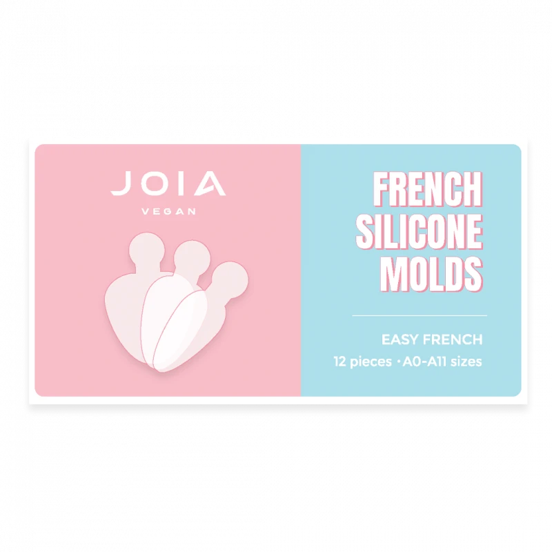 MOULES EN SILICONES FRANÇAIS VÉGÉTALIENS JOIA, 12 PIÈCES