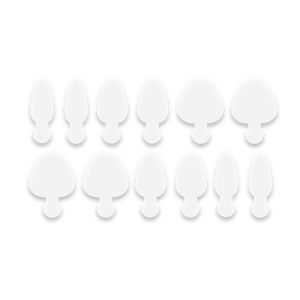 MOULES EN SILICONES FRANÇAIS VÉGÉTALIENS JOIA, 12 PIÈCES