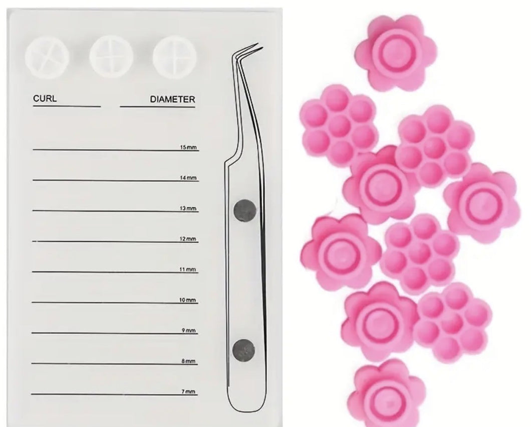 PLAQUETTE À EXTENSIONS CILS