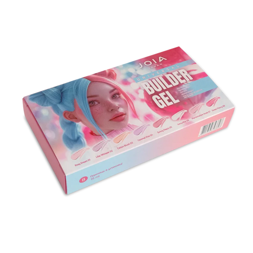 GEL DE CONSTRUCTION UNIVERSEL ET JOIA VEGAN, 8 COULEURS
