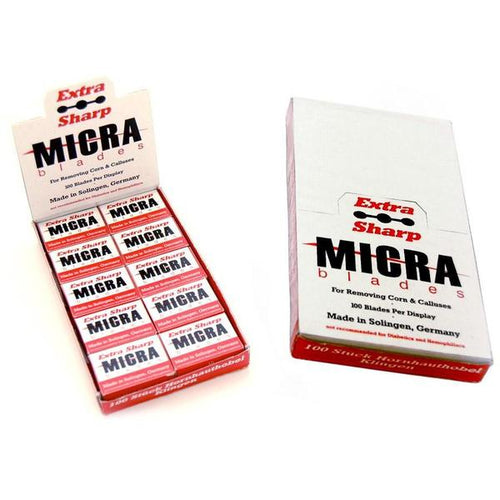 SET OF 100 REPLACEMENT BLADES FOR CALLUS RAZOR