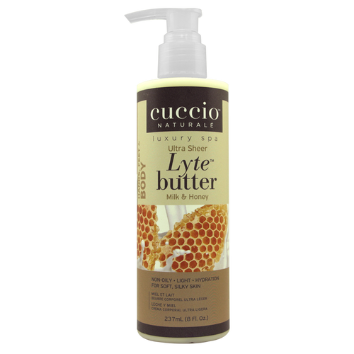 CUCCIO BUTTER LYTE HONEY & MILK 8OZ