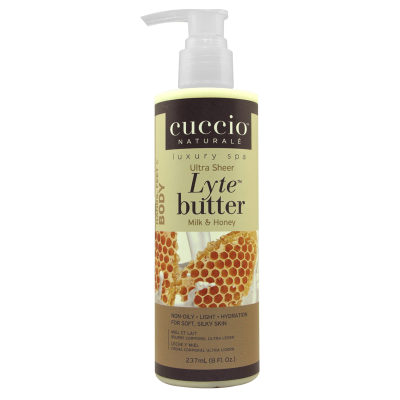 CUCCIO BUTTER LYTE HONEY & MILK 8OZ
