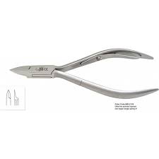 INGROWN TOENAIL PLIERS, DOUBLE SPRING 4'' SIZE