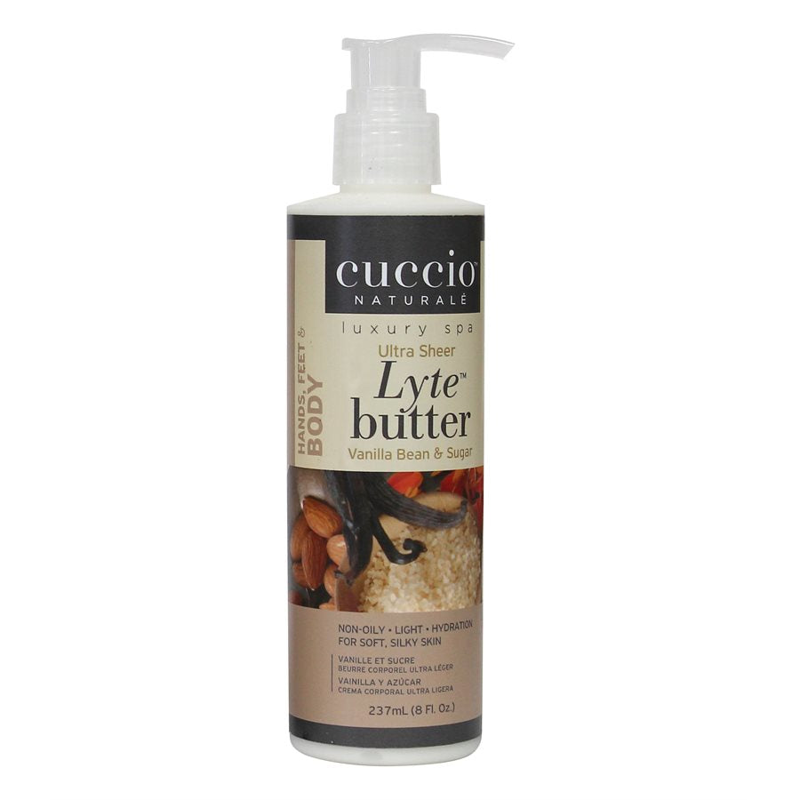 CUCCIO BEURRE LYTE VANILLA BEAN & SUGAR 8OZ