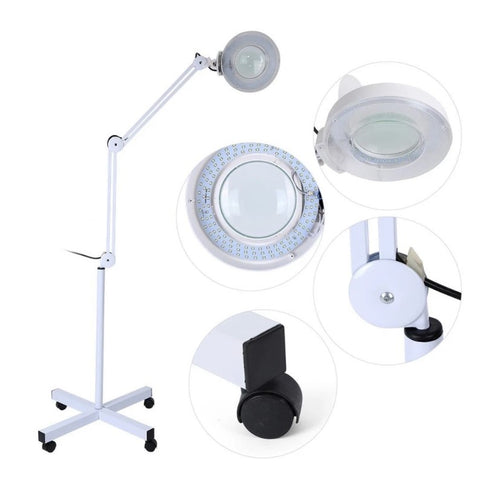 LAMPE LOUPE LED 5X DIMABLE SUR PIEDS